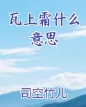 瓦上霜什么意思免费小说